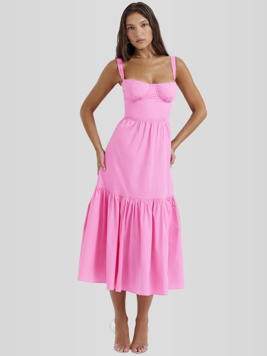 vestidos vestido midi vestido elegante vestido casual
Veliara store Veliara moldeadores shein vestidos vestido rosa vestido primavera