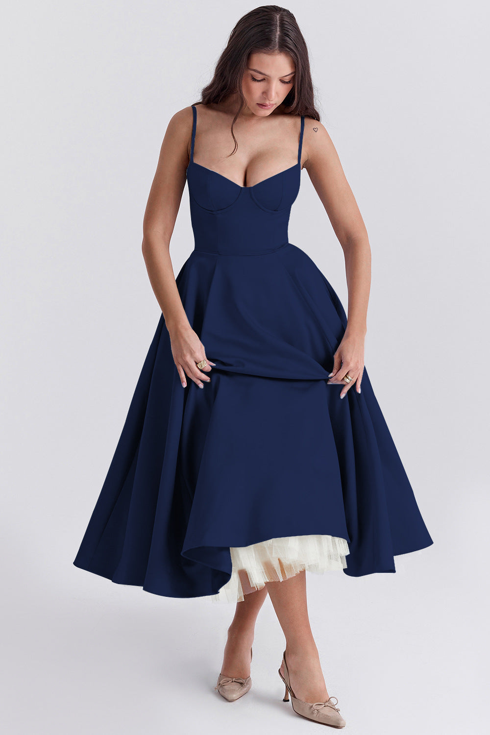 Vestido Midi Pasión - Moldea la Cintura | Doble Capa