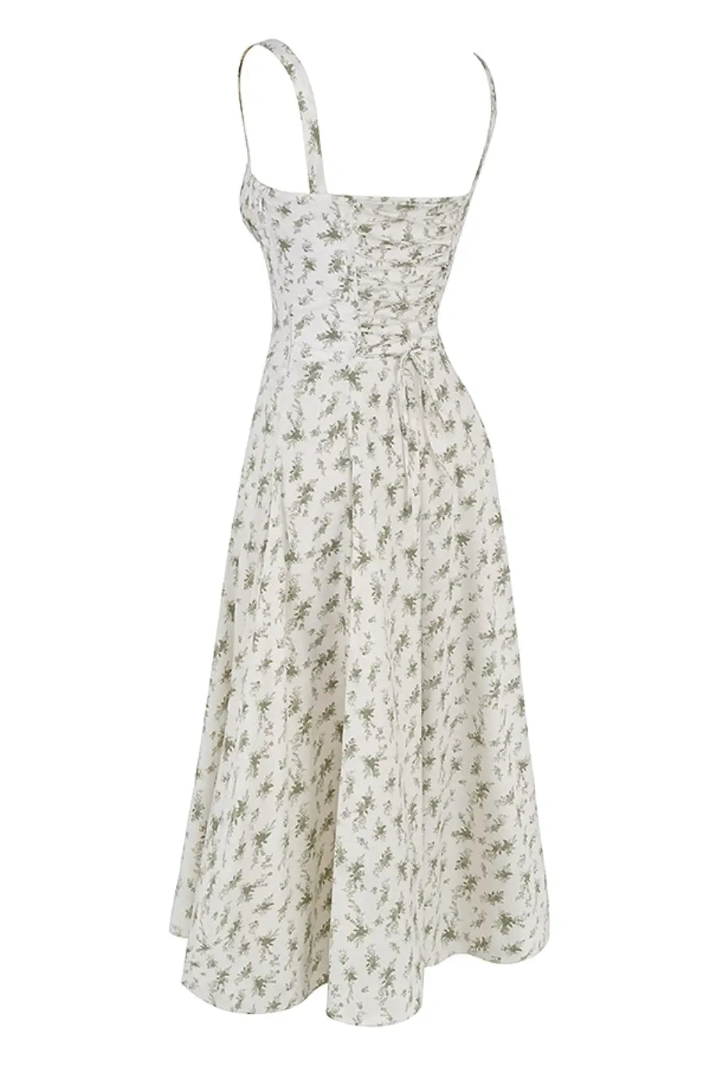 Vestido Midi Attracione Floral - Moldea la Cintura