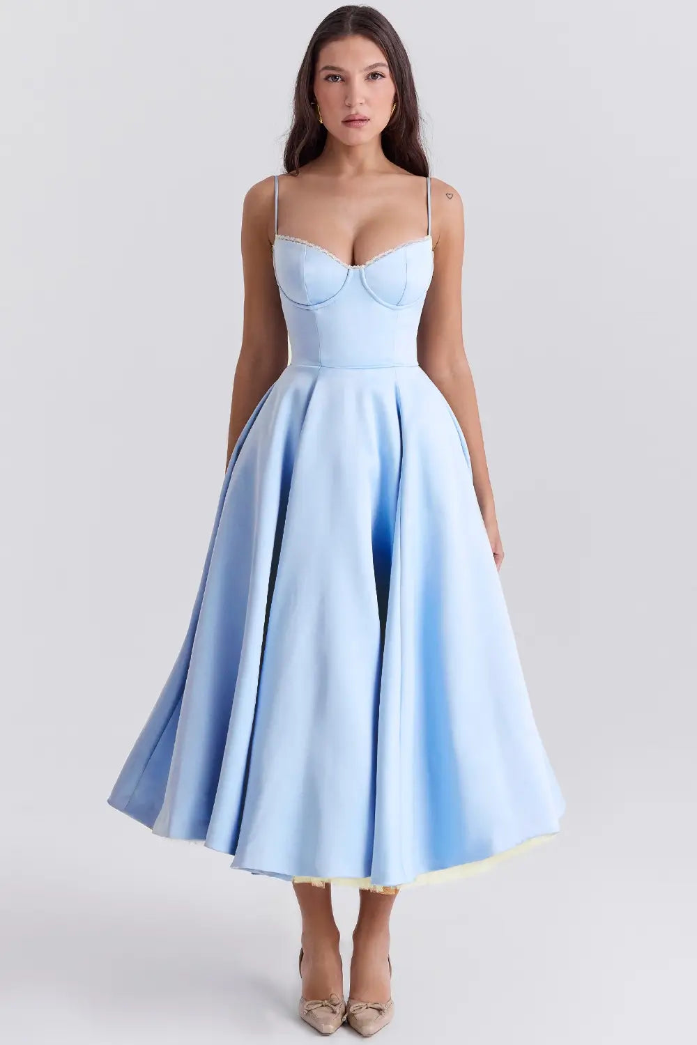 Vestido Midi Cloe - Moldea la Cintura | Doble Capa