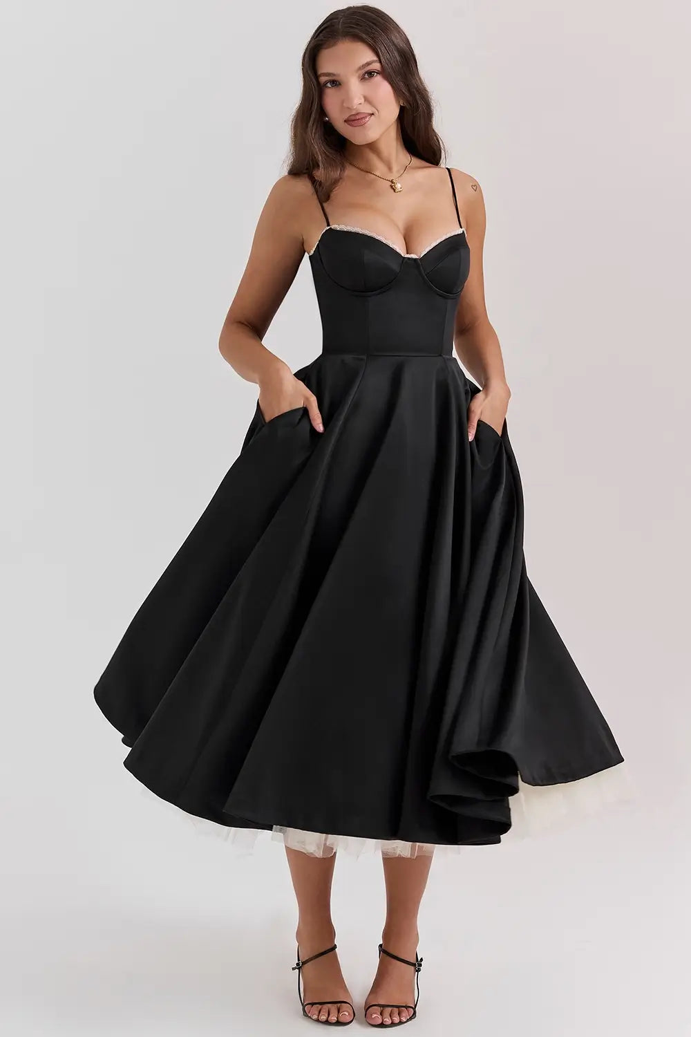 Vestido Midi Cloe - Moldea la Cintura | Doble Capa