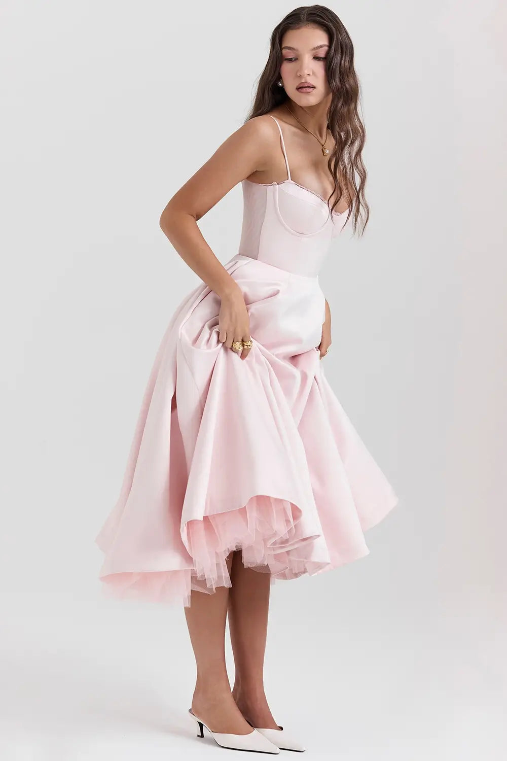 Vestido Midi Cloe - Moldea la Cintura | Doble Capa