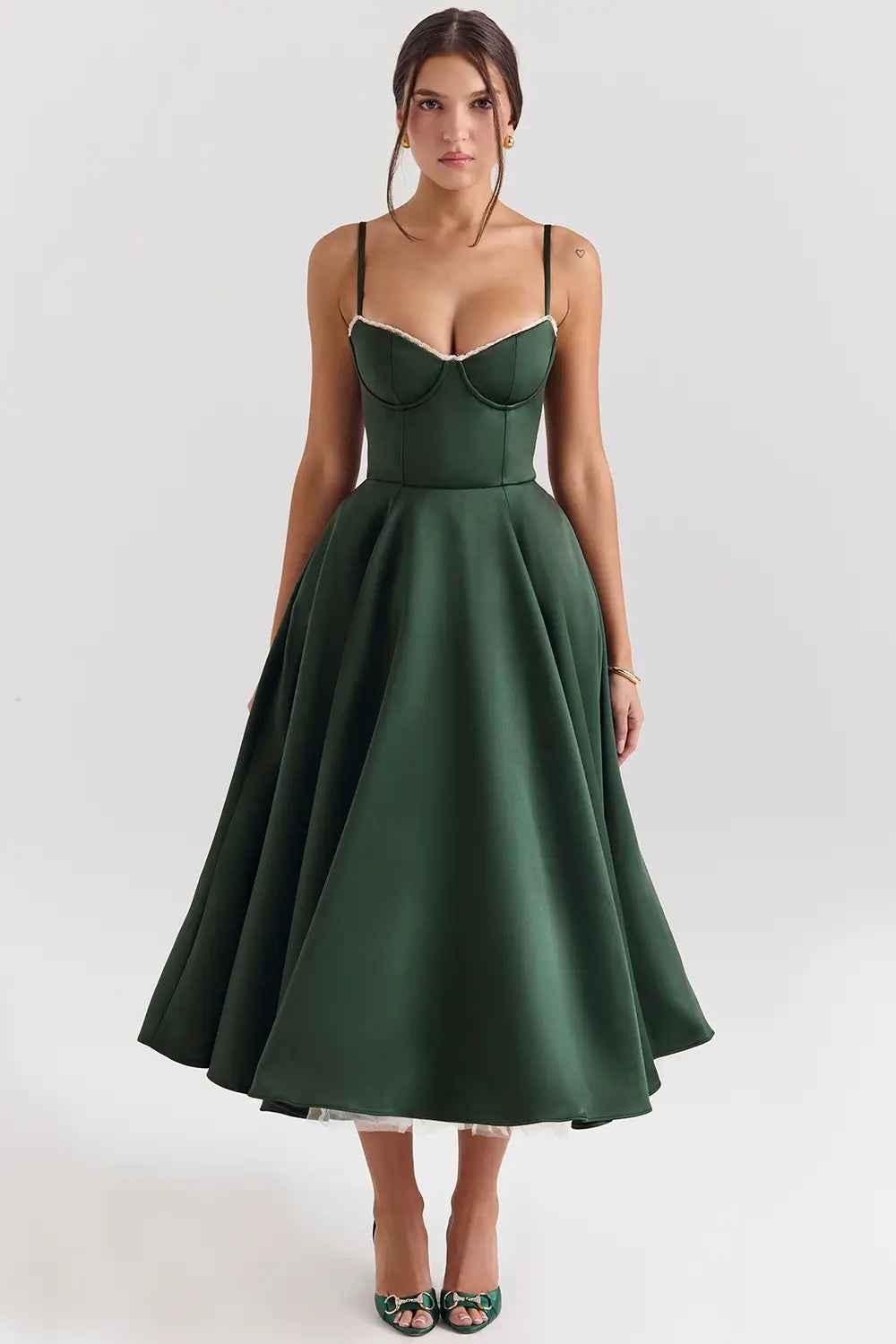 Vestido Midi Cloe - Moldea la Cintura | Doble Capa