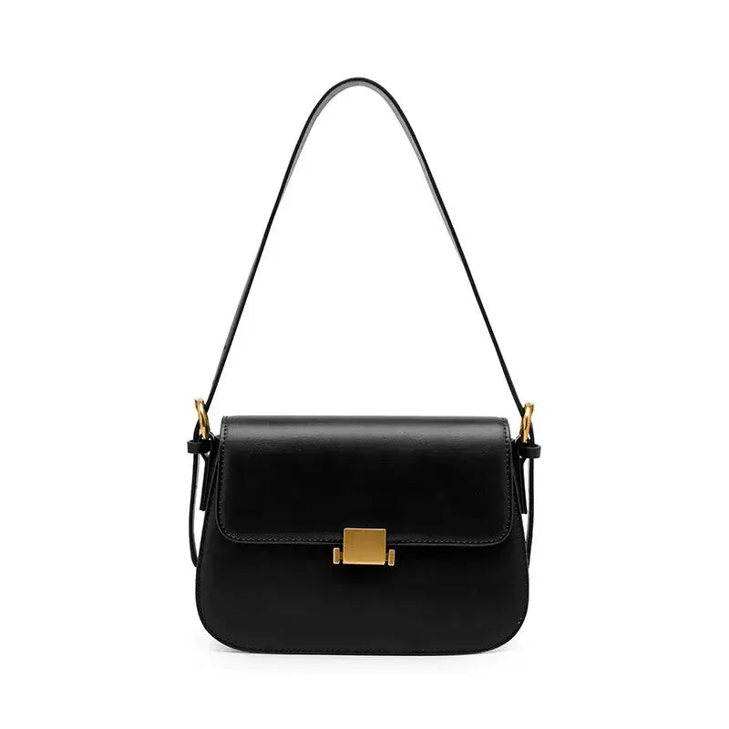 Bolso de hombro negro sofisticado para mujer – Modelo Marcele