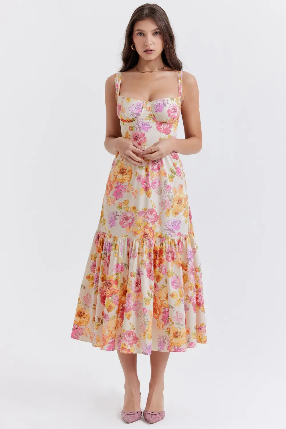vestidos  vestido mid vestido elegante vestido casual 
Veliara store Veliara moldeadores shein vestidos  vestido fiesta  vestido floral  vestido estilo europeo 