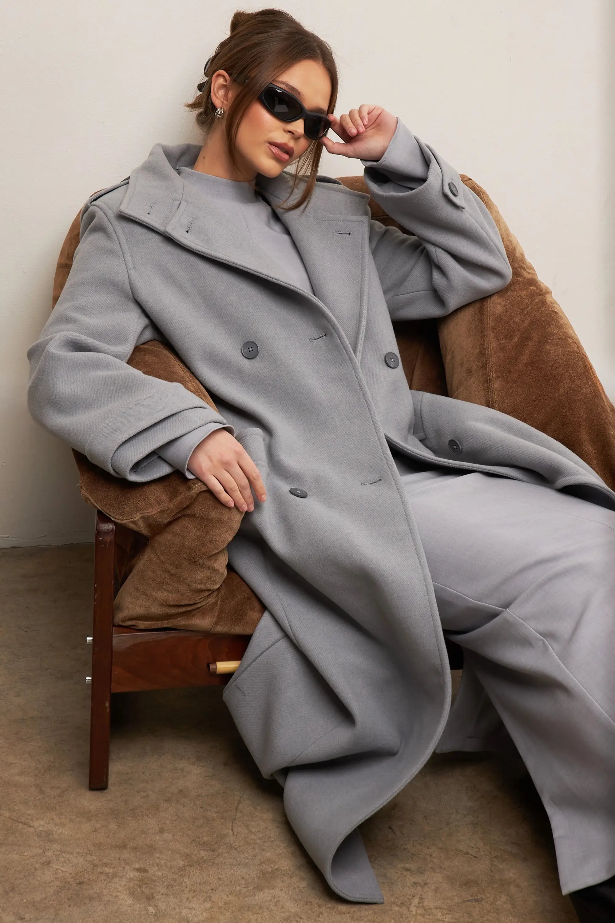 Abrigo Largo de Doble Botonadura – Modelo Sander