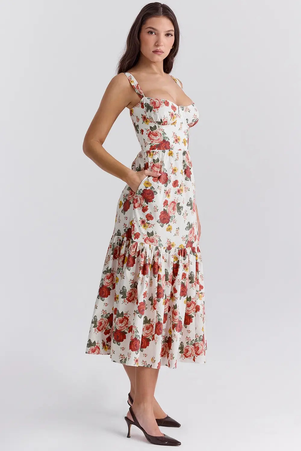vestidos  vestido mid vestido elegante vestido casual 
Veliara store Veliara moldeadores shein vestidos  vestido fiesta  vestido floral  vestido estilo europeo 
