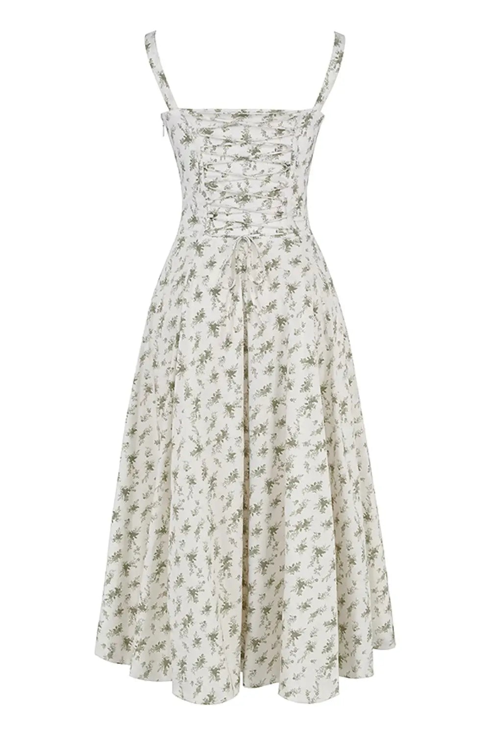 Vestido Midi Attracione Floral - Moldea la Cintura