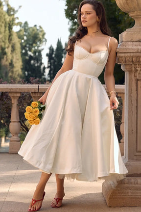 Vestido Midi Cloe - Moldea la Cintura | Doble Capa