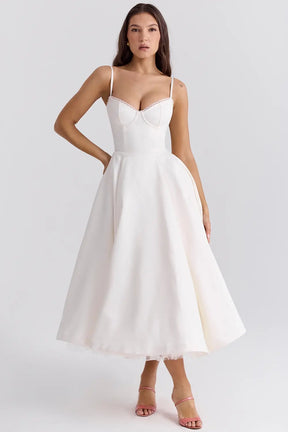 Vestido Midi Cloe - Moldea la Cintura | Doble Capa