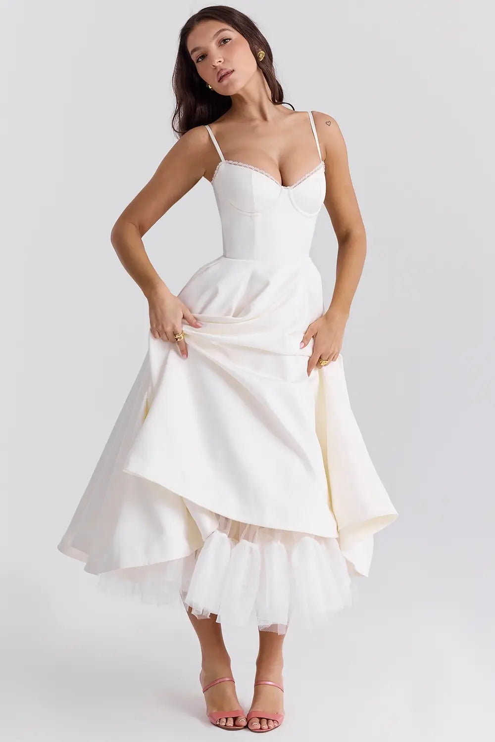 Vestido Midi Cloe - Moldea la Cintura | Doble Capa