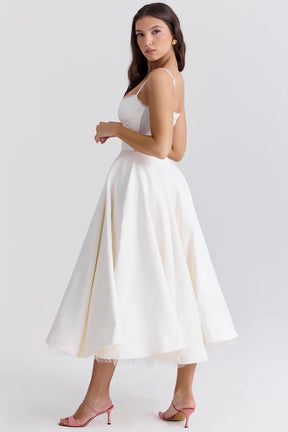 Vestido Midi Cloe - Moldea la Cintura | Doble Capa