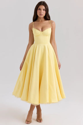 Vestido Midi Cloe - Moldea la Cintura | Doble Capa