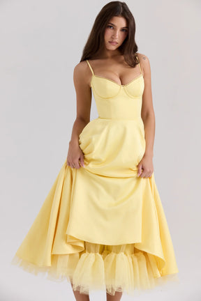 Vestido Midi Cloe - Moldea la Cintura | Doble Capa