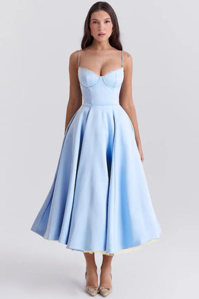 Vestido Midi Cloe - Moldea la Cintura | Doble Capa