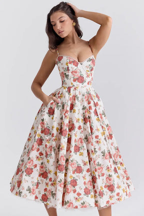 Vestido Midi Cloe - Moldea la Cintura | Doble Capa