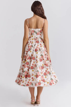 Vestido Midi Cloe - Moldea la Cintura | Doble Capa