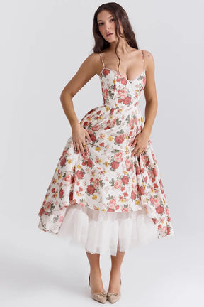 Vestido Midi Cloe - Moldea la Cintura | Doble Capa