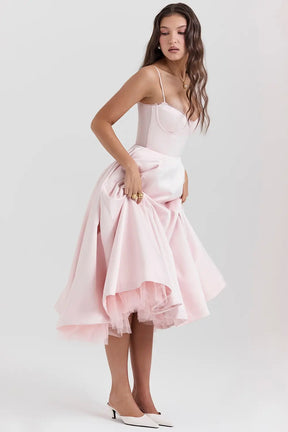Vestido Midi Cloe - Moldea la Cintura | Doble Capa