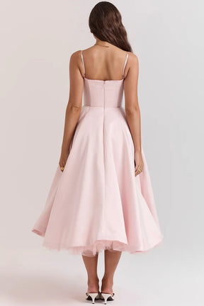 Vestido Midi Cloe - Moldea la Cintura | Doble Capa