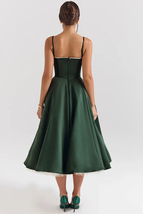 Vestido Midi Cloe - Moldea la Cintura | Doble Capa